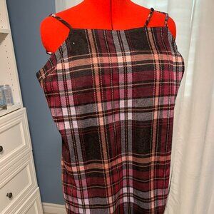 Streetwear Society Plaid Dress